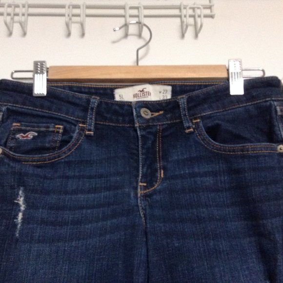 Hollister Womens' Skinny Distressed Jeans Sz. 5L - Picture 5 of 13
